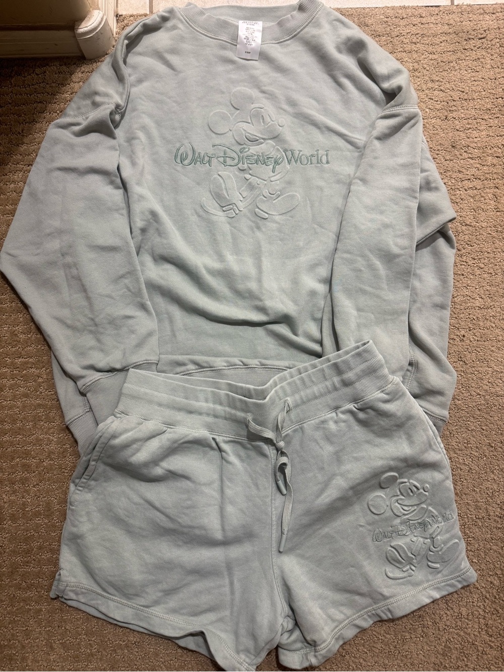 Disney Sage Green Women's Athletic set